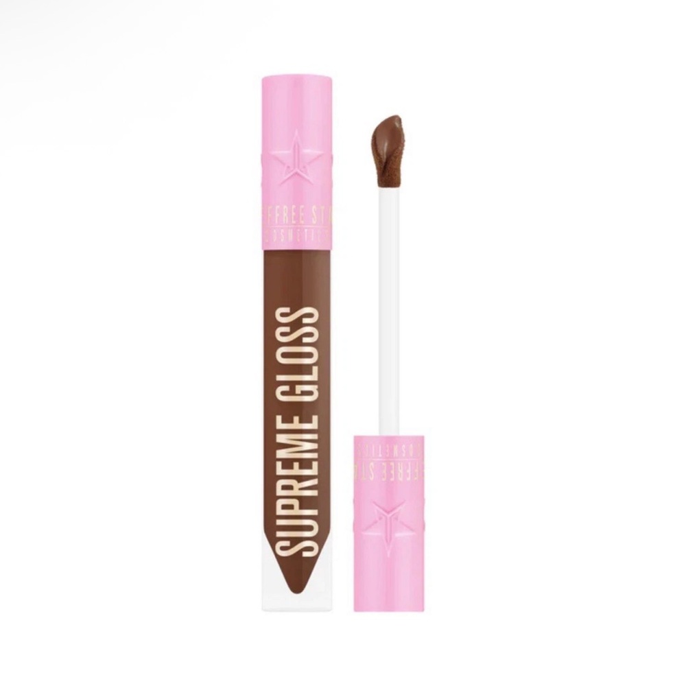 Jeffree Star Brown Lip Gloss High-Shine Makeup - Picture 2 of 6